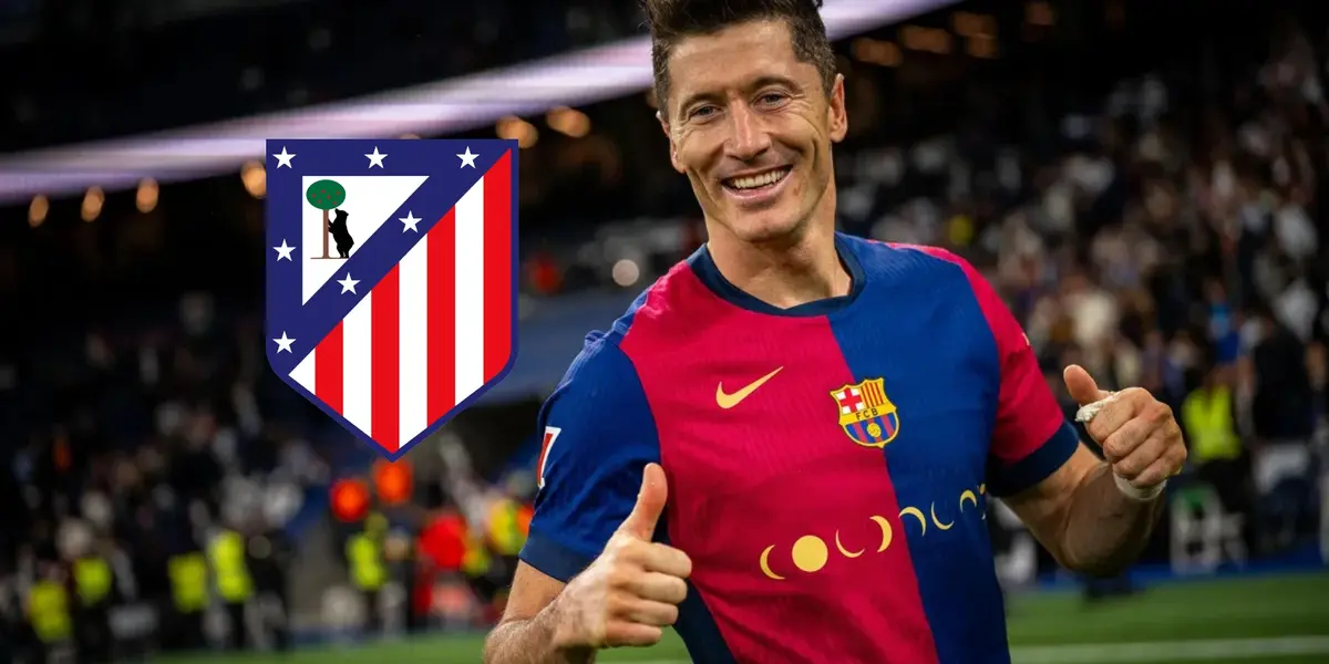 El polaco siempre con sed de sangre quería volver a marcar a los rojiblancos