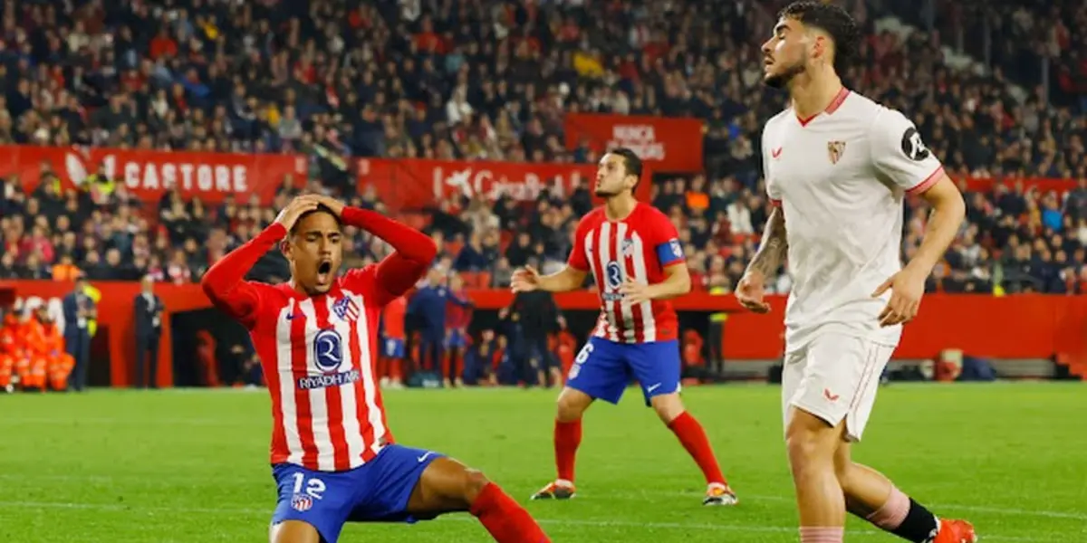En una noche para el olvido, el Sevilla se impone y vence al Atlético de Madrid