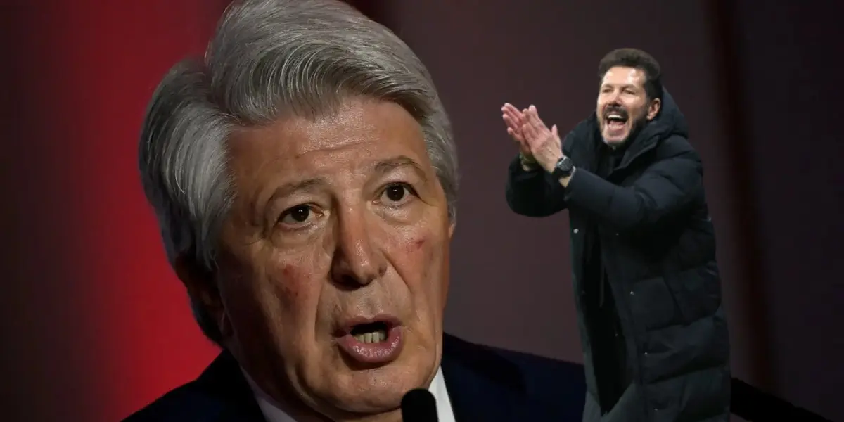 Enrique Cerezo y Diego Simeone Foto: Marca