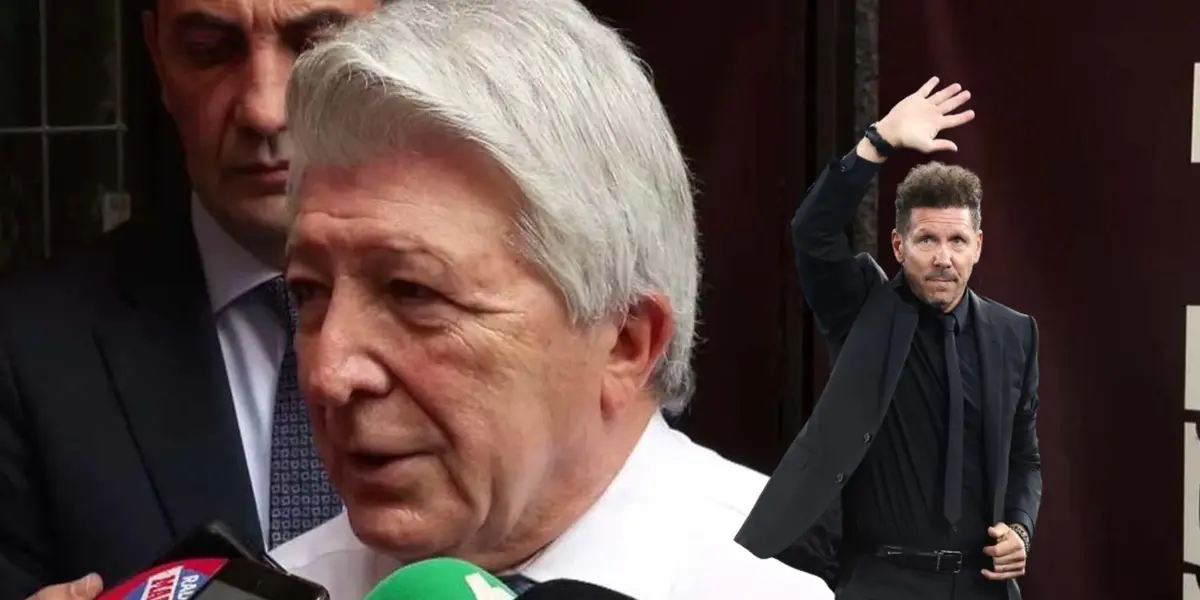 Enrique Cerezo y Diego Simeone Foto: Sport y El Desmarque