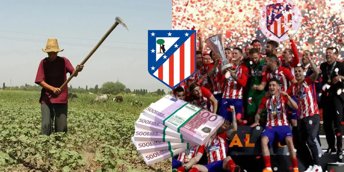 Es una de los mimados por la afición de Atlético de Madrid pero hoy tiene un trabajo muy inesperado