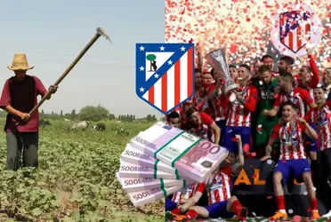 Es una de los mimados por la afición de Atlético de Madrid pero hoy tiene un trabajo muy inesperado