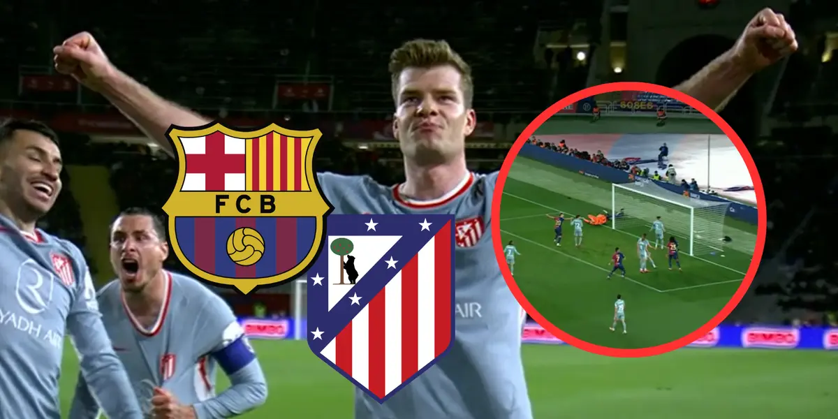 FC Barcelona vs Atlético de Madrid Foto: Escudoteca y Captura de ESPN