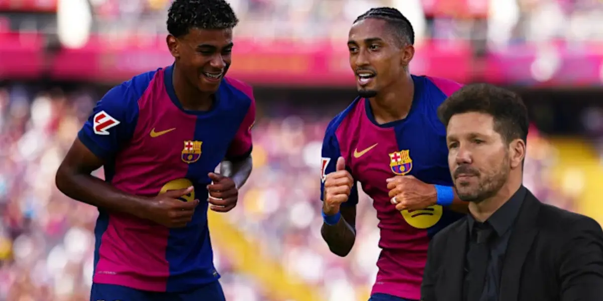 FC Barcelona y Diego Simeone Foto: 90 Min y Marca