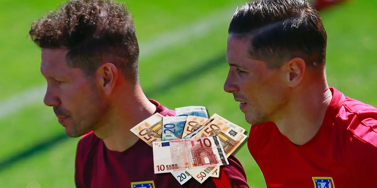 Fernando Torres está dando sus primeros pasos como DT de Atlético de Madrid, detrás de Diego Simeone que está en el primer plantel