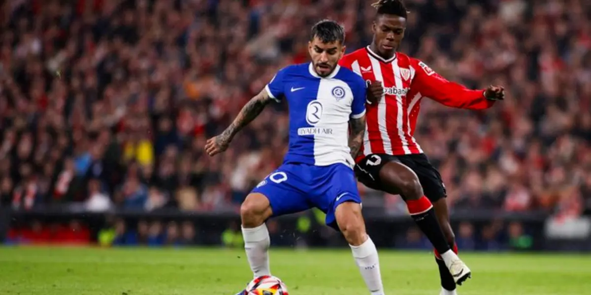 Finaliza la primera parte, el Athletic Club está venciendo al Atlético de Madrid