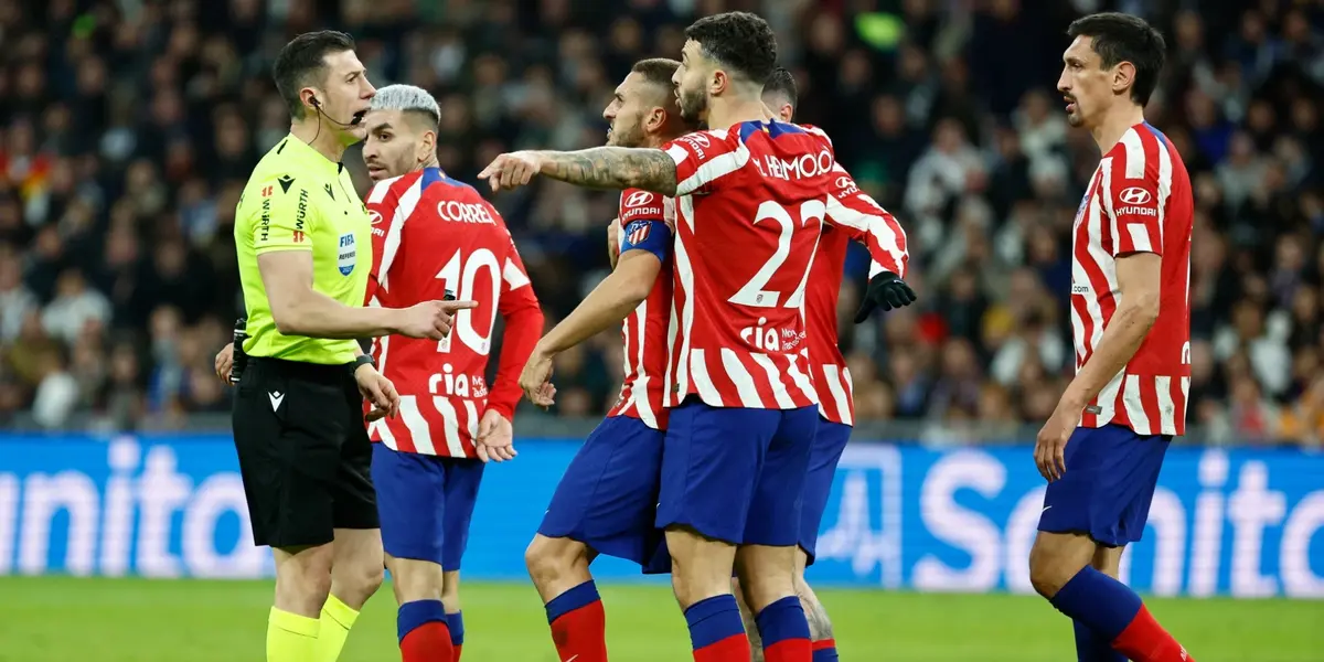 Furia total, el indignante colegiado para Atlético de Madrid vs Rayo Vallecano