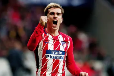 Griezmann celebrando un tanto con el Atlético de Madrid. Imagen: Goal.com