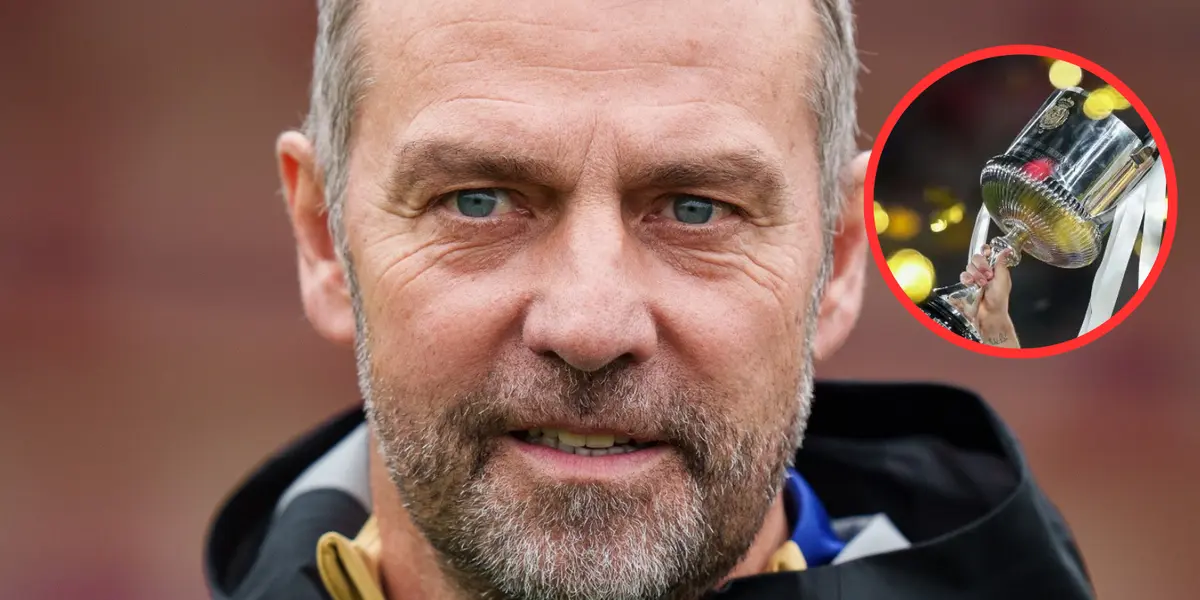 Hansi Flick Foto: FC Barcelona y Copa del Rey