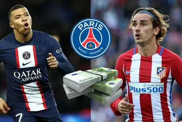 Kylian Mbappé puede ser compañero también a nivel de clubes de Antoine Griezmann a quien PSG tienta con esta cifra