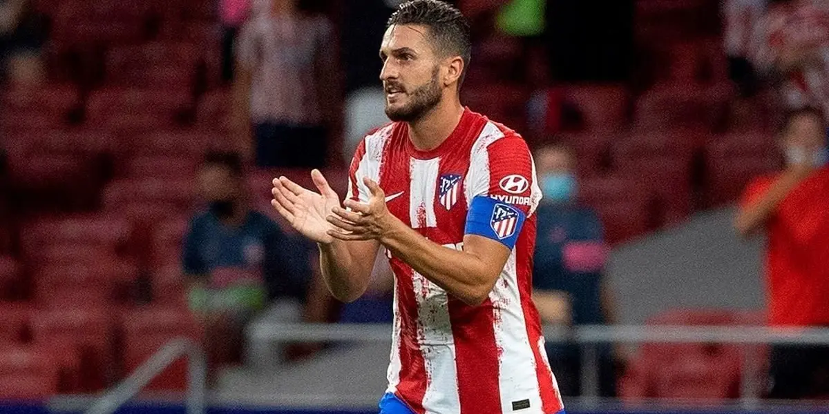 La anterior eliminación de Atlético de Madrid en la fase de grupos de la Champions League también se dio sin la presencia del capitán