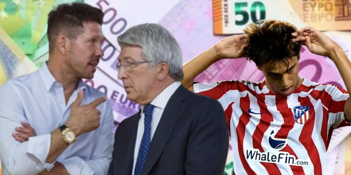 La dirigencia colchonera ya sabe como recuperar el dinero que el portugués le hizo perder.