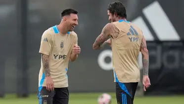 Lionel Messi dejó un comentario atrevido en el post de De Paul, y ha sido muy comentado