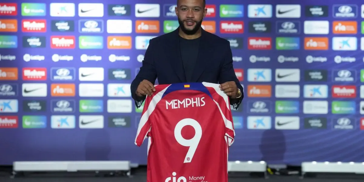 Memphis fue anunciado como nuevo jugador del Atlético de Madrid y ya le han dado el número que llevará en la espalda