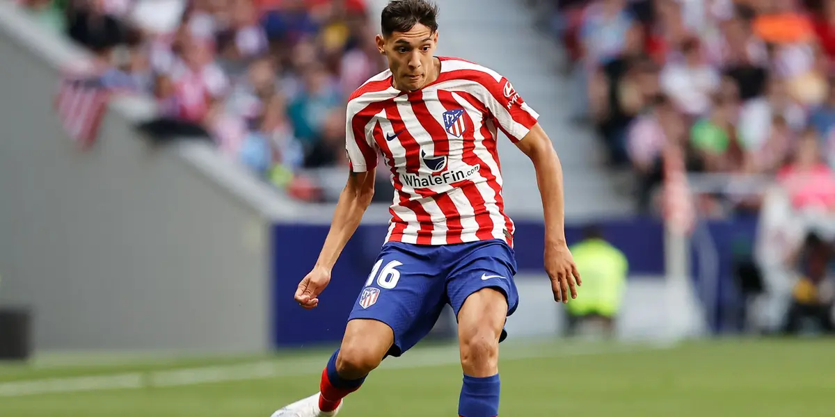 Nahuel Molina durante un partido en el Cívitas Metropolitano. Imagen: Marca