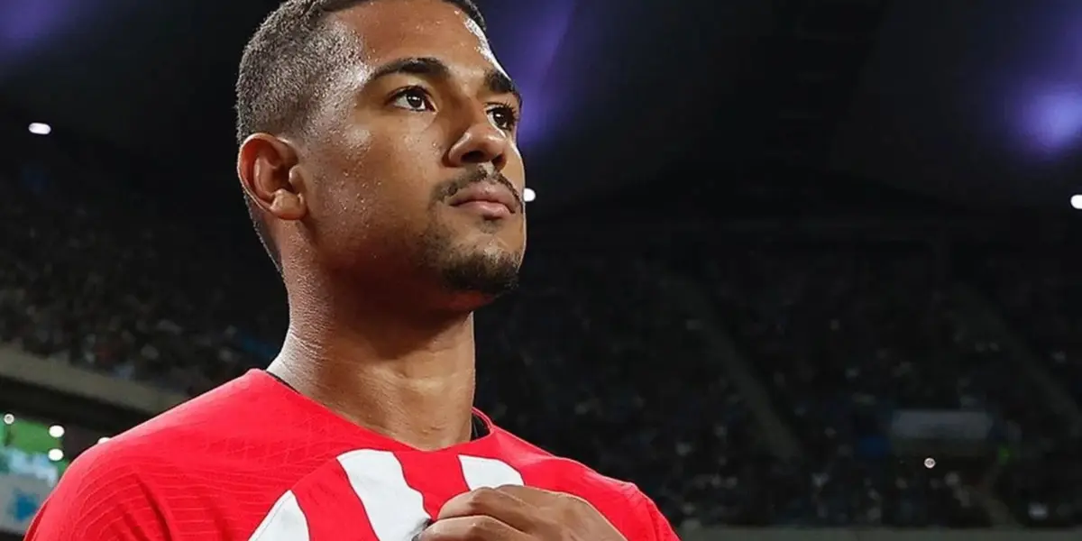 No lo puede creer, Samuel Lino dejó ver su frustración por la derrota del Atleti