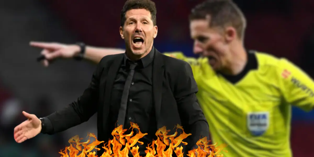 No se guardó nada, Simeone y un mensaje al Madrid y al Barça por los árbitros