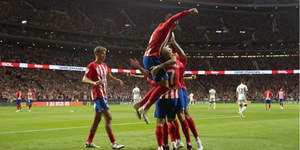 Quieren la venganza, así forma Atlético de Madrid para enfrentar al Real Madrid