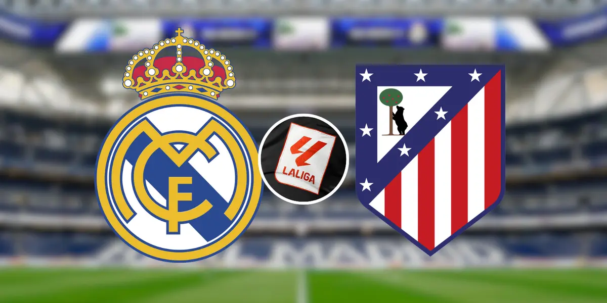 Real Madrid vs Atlético de Madrid Foto: Escudoteca, Real Madrid y LaLiga