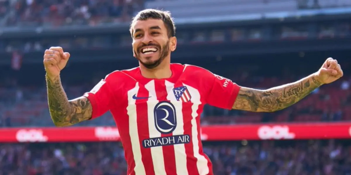 Reinildo se redime, escurridiza jugada y Correa marca en el primer minuto