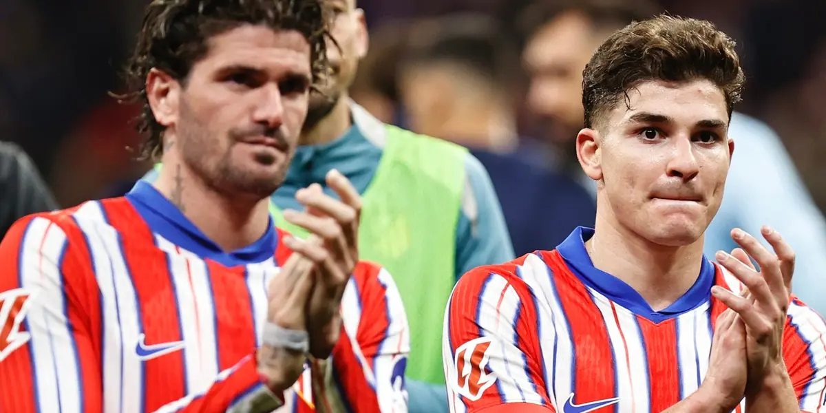 Rodrigo de Paul y Julián Álvarez Foto: Atleti
