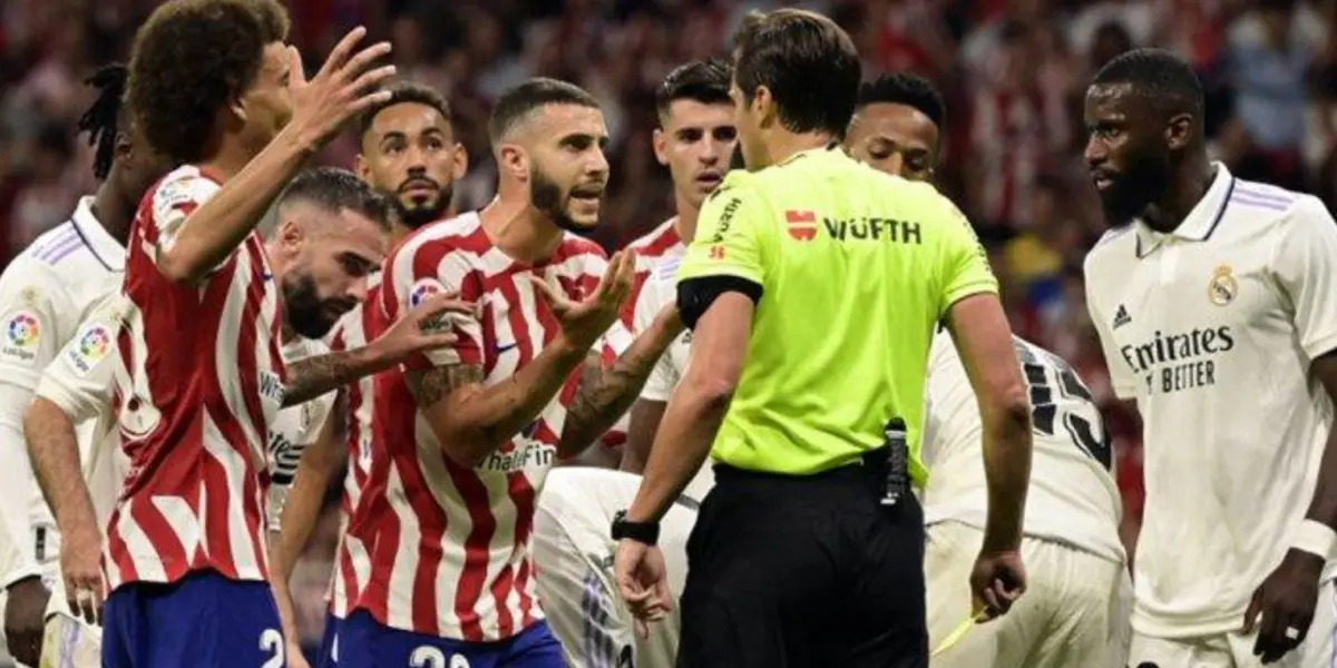 Expulsados y muchas polémicas, así fue el último derbi en el Cívitas Atleti vs Madrid