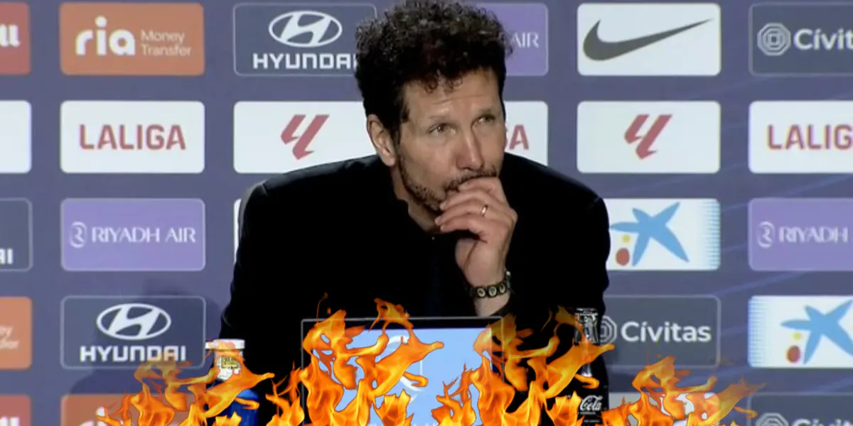 Simeone explota por completo, mira la razón por la que Atleti reclama a LaLiga