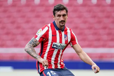 Stefan Savic disputando un encuentro con el Atlético en el Estadio Metropolitano. Imagen: BeinSports.