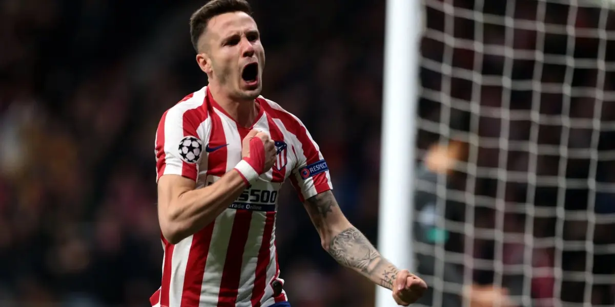 Tras quedarse en el banco frente al Brujas de Bélgica Saúl vuelve a la titularidad este sábado por La Liga