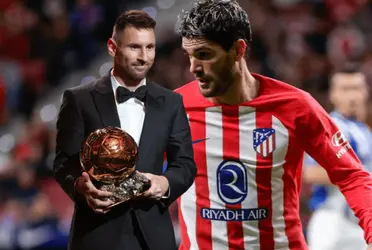 Uno de los referentes colchoneros saludo a la pulga por su nuevo logro