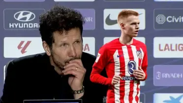 ¿Y Vermeeren? Simeone reaccionó al momento de la joya de Atleti y esto dijo